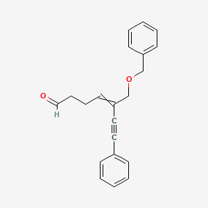 5-[(Benzyloxy)methyl]-7-phenylhept-4-en-6-ynal