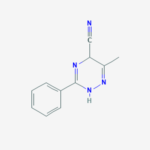 6-Methyl-3-phenyl-2,5-dihydro-1,2,4-triazine-5-carbonitrile