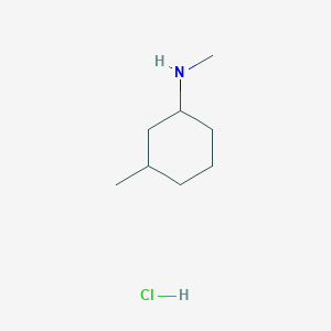 molecular formula C8H18ClN B1419771 N,3-dimethylcyclohexanamine hydrochloride CAS No. 854427-44-4