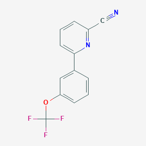 6-[3-(Trifluoromethoxy)phenyl]pyridine-2-carbonitrile