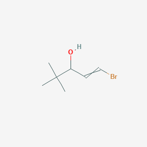 1-Bromo-4,4-dimethylpent-1-en-3-ol