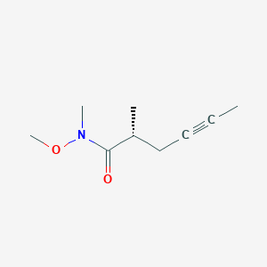 (2R)-N-Methoxy-N,2-dimethylhex-4-ynamide