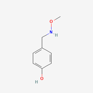 4-[(Methoxyamino)methyl]phenol