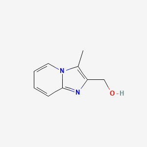 molecular formula C9H10N2O B1419779 (3-甲基咪唑并[1,2-a]吡啶-2-基)甲醇 CAS No. 668275-46-5