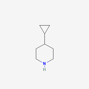 molecular formula C8H15N B1419780 4-Cyclopropylpiperidine CAS No. 208245-59-4