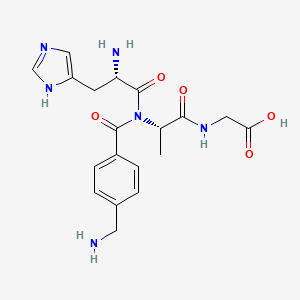 L-Histidyl-N-[4-(aminomethyl)benzoyl]-L-alanylglycine