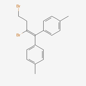 Benzene, 1,1'-(2,4-dibromo-1-butenylidene)bis[4-methyl-