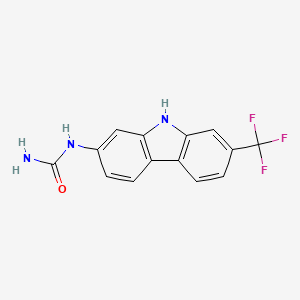 [7-(trifluoromethyl)-9H-carbazol-2-yl]urea