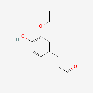 molecular formula C12H16O3 B1419794 4-(3-乙氧基-4-羟基苯基)-2-丁酮 CAS No. 569646-79-3