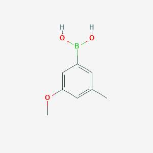 molecular formula C8H11BO3 B1419798 (3-甲氧基-5-甲基苯基)硼酸 CAS No. 725251-81-0