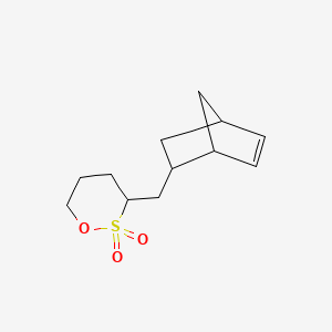 3-[(Bicyclo[2.2.1]hept-5-en-2-yl)methyl]-1,2lambda~6~-oxathiane-2,2-dione