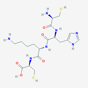 L-Cysteinyl-L-histidyl-L-lysyl-L-cysteine