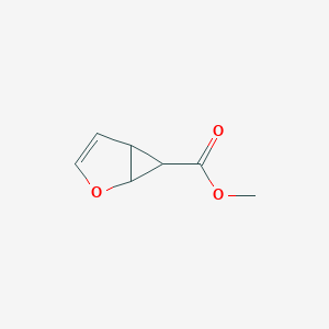 molecular formula C7H8O3 B1419801 Methyl 2-oxabicyclo[3.1.0]hex-3-ene-6-carboxylate CAS No. 89639-85-0