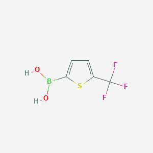 molecular formula C5H4BF3O2S B1419805 (5-(Trifluoromethyl)thiophen-2-yl)boronic acid CAS No. 958451-91-7