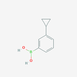 B1419813 (3-Cyclopropylphenyl)boronic acid CAS No. 1049730-10-0