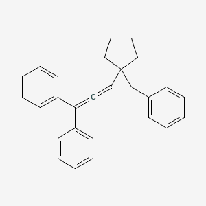 1-(Diphenylethenylidene)-2-phenylspiro[2.4]heptane