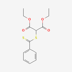 Diethyl [(benzenecarbothioyl)sulfanyl]propanedioate