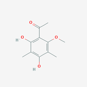 1-(2,4-Dihydroxy-6-methoxy-3,5-dimethylphenyl)ethan-1-one