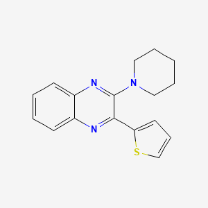 2-(Piperidin-1-yl)-3-(thiophen-2-yl)quinoxaline