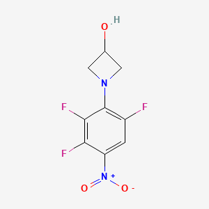 1-(2,3,6-Trifluoro-4-nitrophenyl)azetidin-3-ol