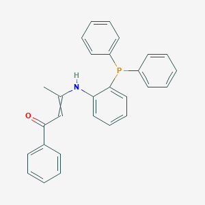 3-[2-(Diphenylphosphanyl)anilino]-1-phenylbut-2-en-1-one