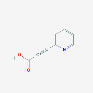 molecular formula C8H5NO2 B1419824 3-(吡啶-2-基)丙炔酸 CAS No. 858678-71-4