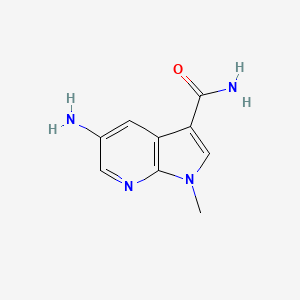 1H-Pyrrolo[2,3-b]pyridine-3-carboxamide, 5-amino-1-methyl-