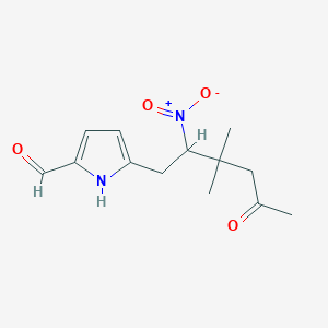 5-(3,3-Dimethyl-2-nitro-5-oxohexyl)-1H-pyrrole-2-carbaldehyde