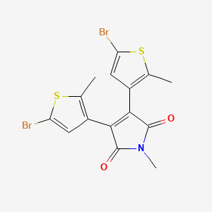 3,4-Bis(5-bromo-2-methylthiophen-3-yl)-1-methyl-1H-pyrrole-2,5-dione