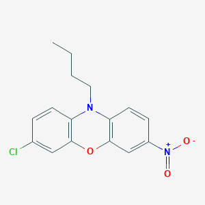 10-Butyl-3-chloro-7-nitro-10H-phenoxazine