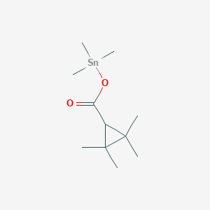 Trimethyl[(2,2,3,3-tetramethylcyclopropane-1-carbonyl)oxy]stannane