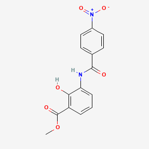 Methyl 2-hydroxy-3-(4-nitrobenzamido)benzoate