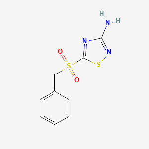 5-(Phenylmethanesulfonyl)-1,2,4-thiadiazol-3-amine