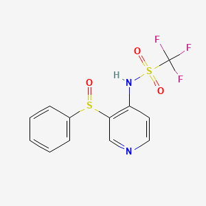 N-(3-phenylsulfinyl-4-pyridinyl)trifluoromethanesulfonamide