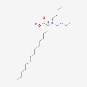 molecular formula C24H49NO2 B14198373 2-(Dibutylamino)hexadecanoic acid CAS No. 918817-92-2