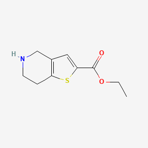 molecular formula C10H13NO2S B1419848 4,5,6,7-四氢噻吩并[3,2-c]吡啶-2-甲酸乙酯 CAS No. 1080026-94-3