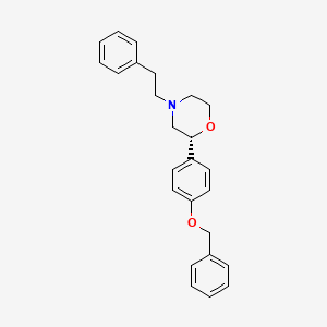 (2R)-2-[4-(Benzyloxy)phenyl]-4-(2-phenylethyl)morpholine