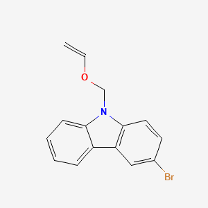 9H-Carbazole, 3-bromo-9-[(ethenyloxy)methyl]-