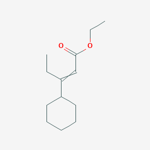 Ethyl 3-cyclohexylpent-2-enoate