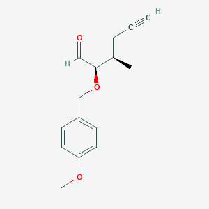 (2R,3R)-2-[(4-methoxyphenyl)methoxy]-3-methylhex-5-ynal