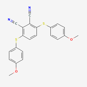 3,6-Bis[(4-methoxyphenyl)sulfanyl]benzene-1,2-dicarbonitrile