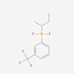 (Butan-2-yl)(difluoro)[3-(trifluoromethyl)phenyl]silane