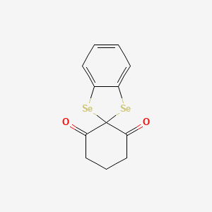 Spiro[1,3-benzodiselenole-2,1'-cyclohexane]-2',6'-dione