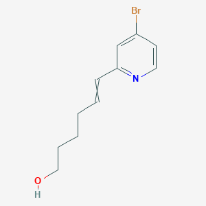 6-(4-Bromopyridin-2-yl)hex-5-en-1-ol