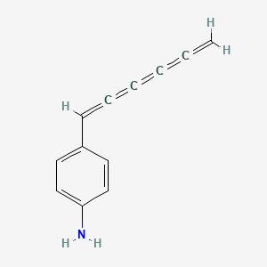 4-Hexapentaenylaniline