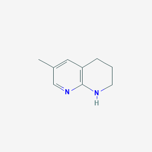 molecular formula C9H12N2 B1419864 6-Metil-1,2,3,4-tetrahidro-1,8-naftiridina CAS No. 1204297-42-6