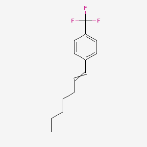 1-(Hept-1-EN-1-YL)-4-(trifluoromethyl)benzene