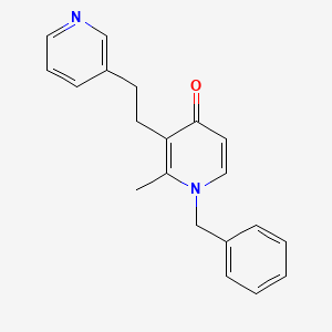 1-Benzyl-2-methyl-3-[2-(pyridin-3-yl)ethyl]pyridin-4(1H)-one