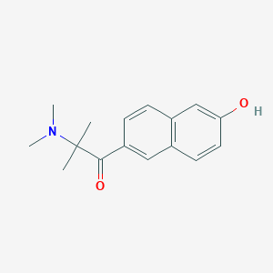 2-(Dimethylamino)-1-(6-hydroxynaphthalen-2-yl)-2-methylpropan-1-one