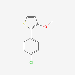 2-(4-Chlorophenyl)-3-methoxythiophene